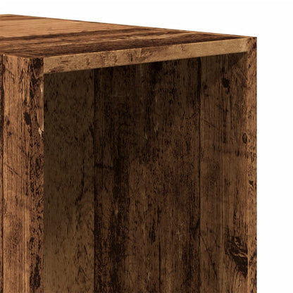 Kledingkast 30x50x200 cm bewerkt hout oud hout - AllerleiShop