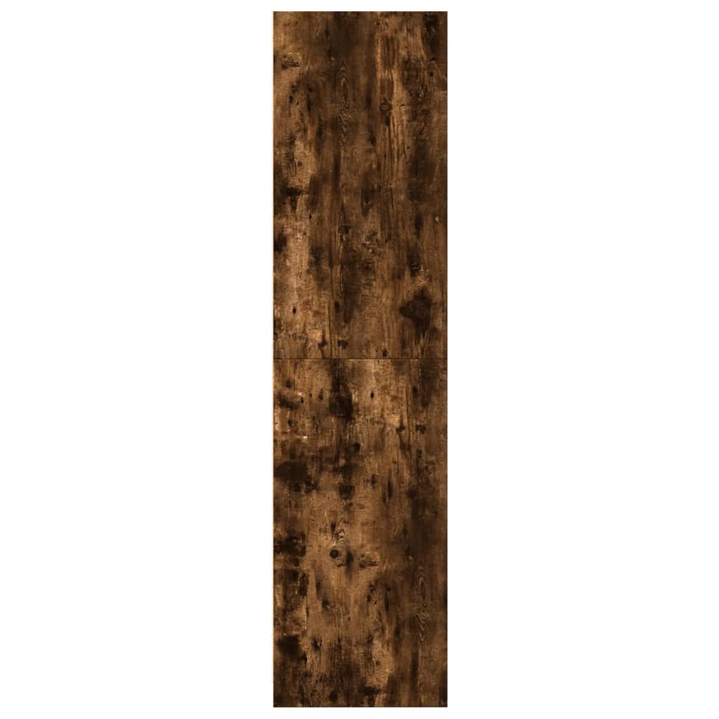 Kledingkast 50x50x200 cm bewerkt hout gerookt eikenkleurig - AllerleiShop