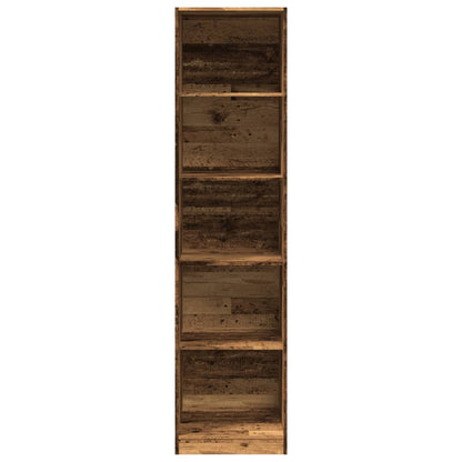 Kledingkast 50x50x200 cm bewerkt hout oud hout - AllerleiShop