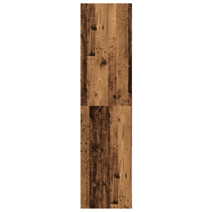 Kledingkast 50x50x200 cm bewerkt hout oud hout - AllerleiShop