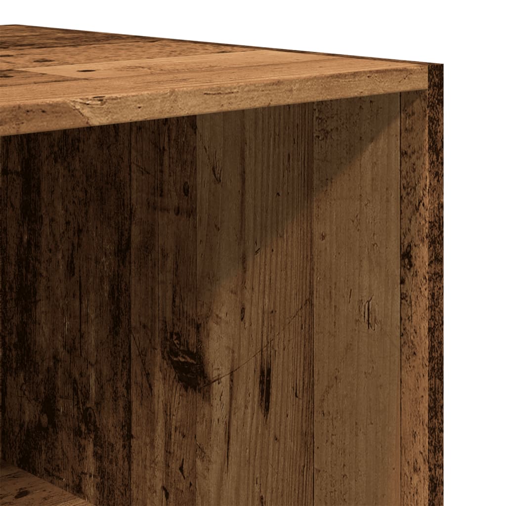 Kledingkast 50x50x200 cm bewerkt hout oud hout - AllerleiShop