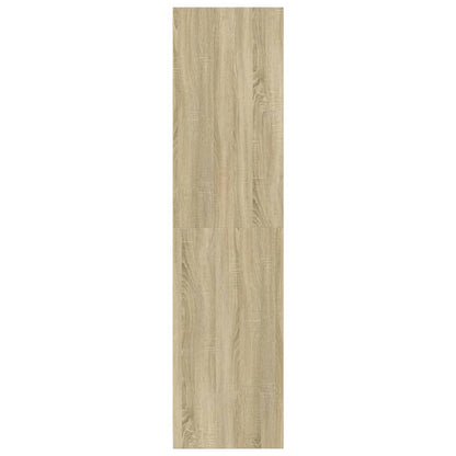 Kledingkast 80x50x200 cm bewerkt hout sonoma eikenkleurig - AllerleiShop