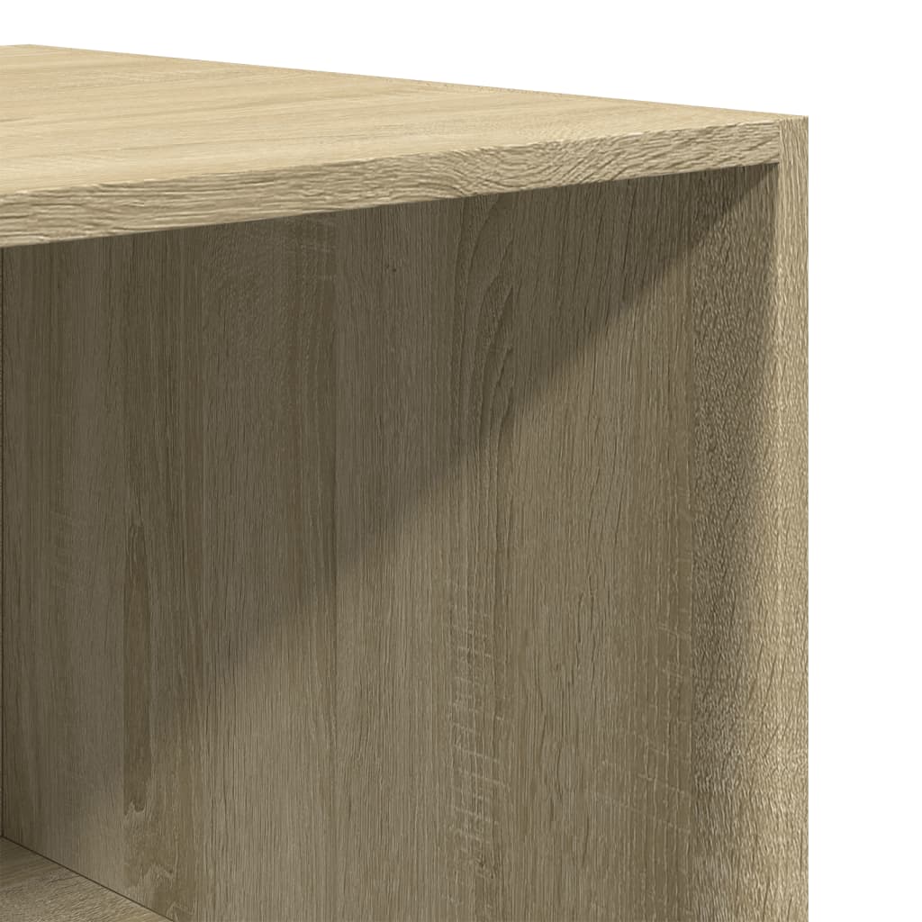 Kledingkast 80x50x200 cm bewerkt hout sonoma eikenkleurig - AllerleiShop