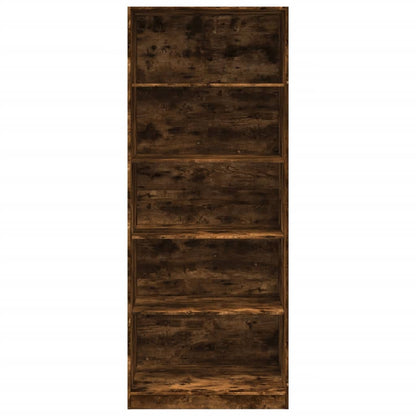 Kledingkast 80x50x200 cm bewerkt hout gerookt eikenkleurig - AllerleiShop