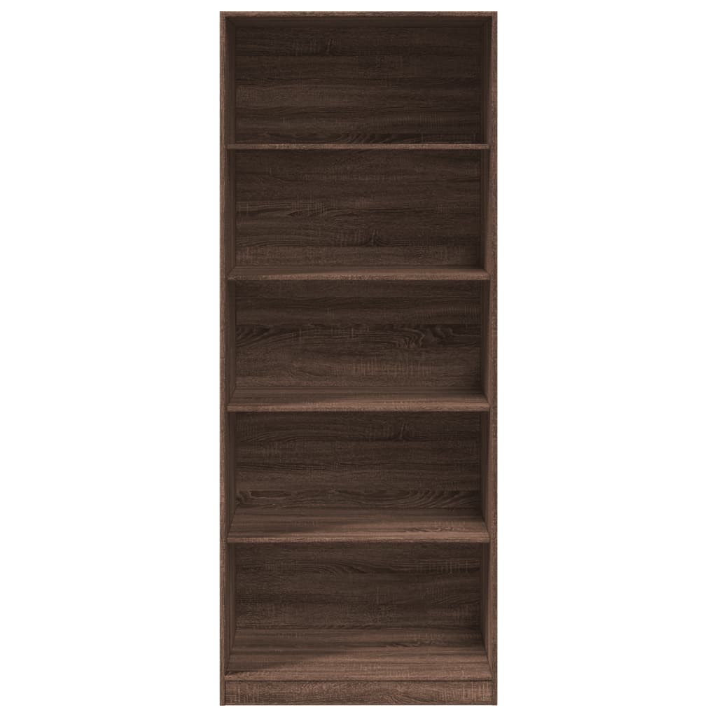 Kledingkast 80x50x200 cm bewerkt hout bruin eikenkleur - AllerleiShop