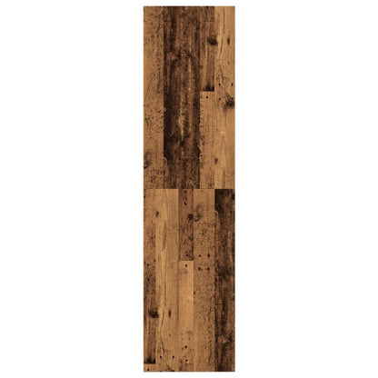 Kledingkast 80x50x200 cm bewerkt hout oud hout - AllerleiShop