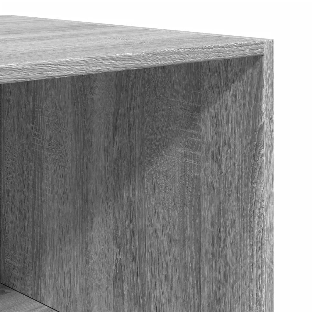 Kledingkast 100x50x200 cm bewerkt hout grijs sonoma eikenkleur - AllerleiShop