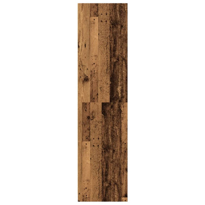 Kledingkast 100x50x200 cm bewerkt hout oud hout - AllerleiShop