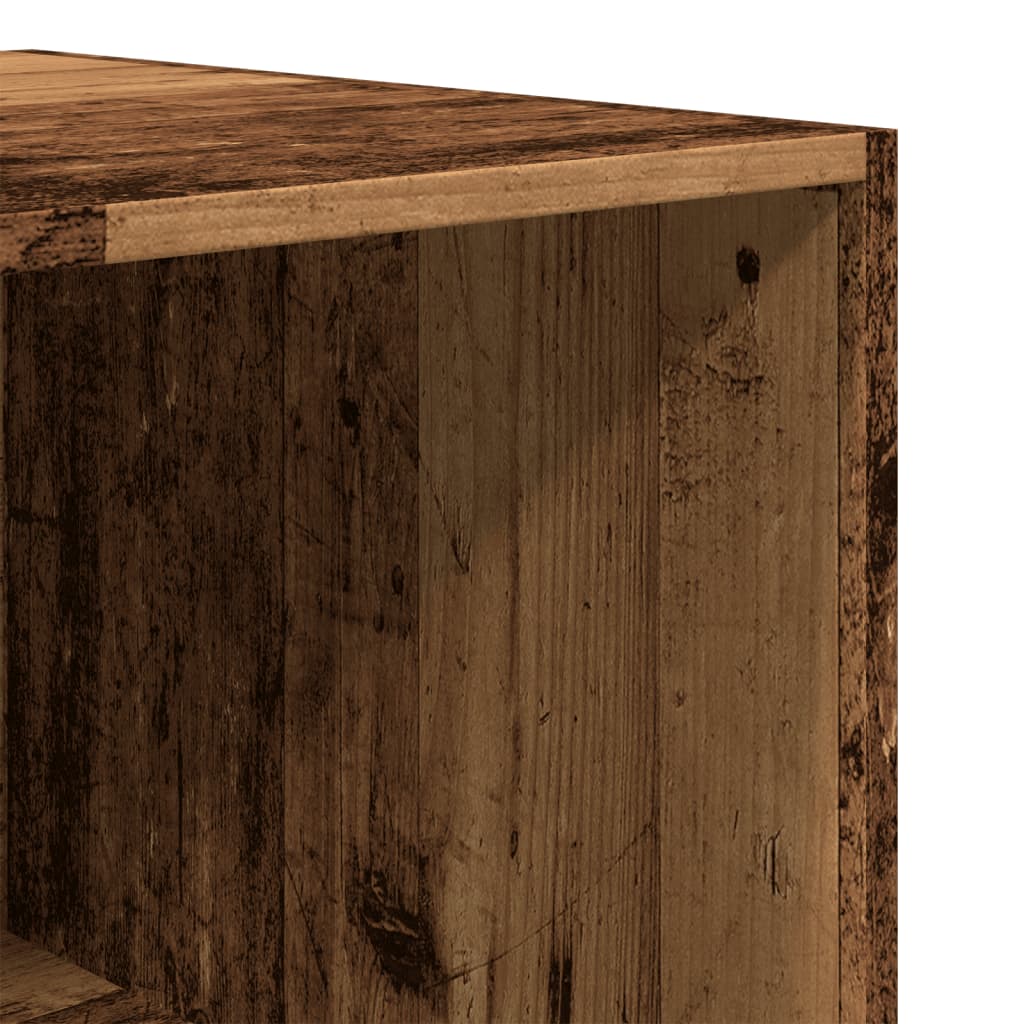 Kledingkast 100x50x200 cm bewerkt hout oud hout - AllerleiShop