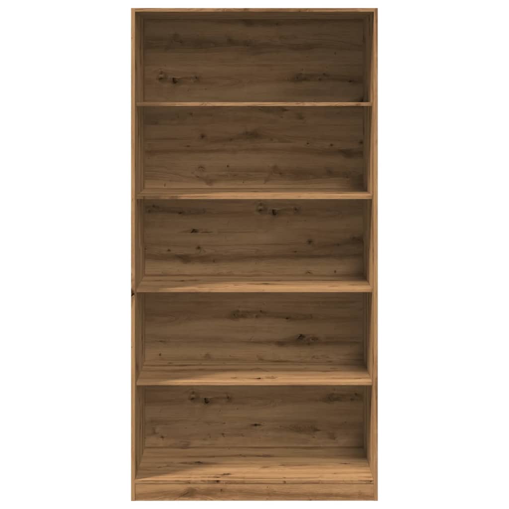 Kledingkast 100x50x200 cm bewerkt hout artisanaal eikenkleurig - AllerleiShop