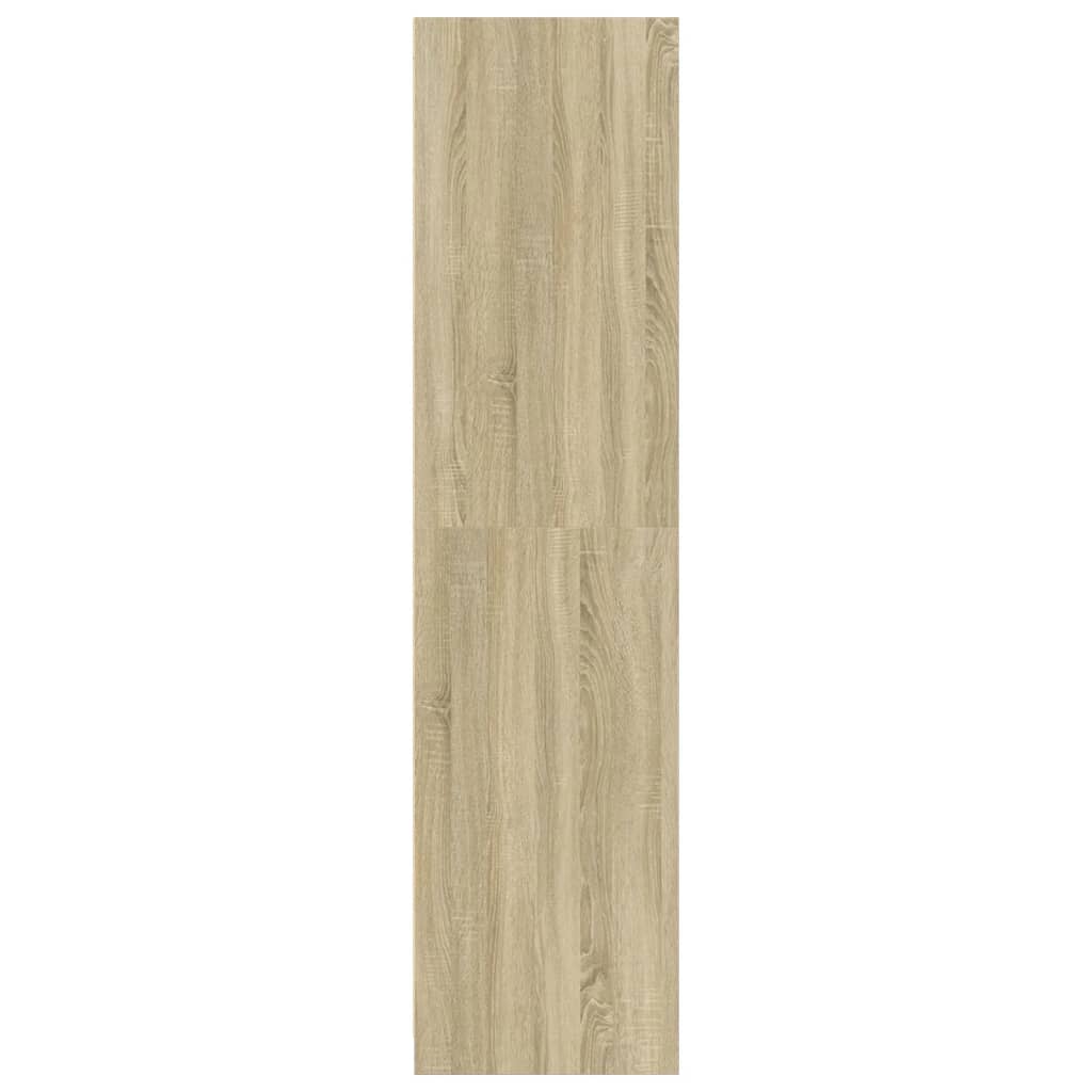 Kledingkast 80x50x200 cm bewerkt hout sonoma eikenkleurig - AllerleiShop