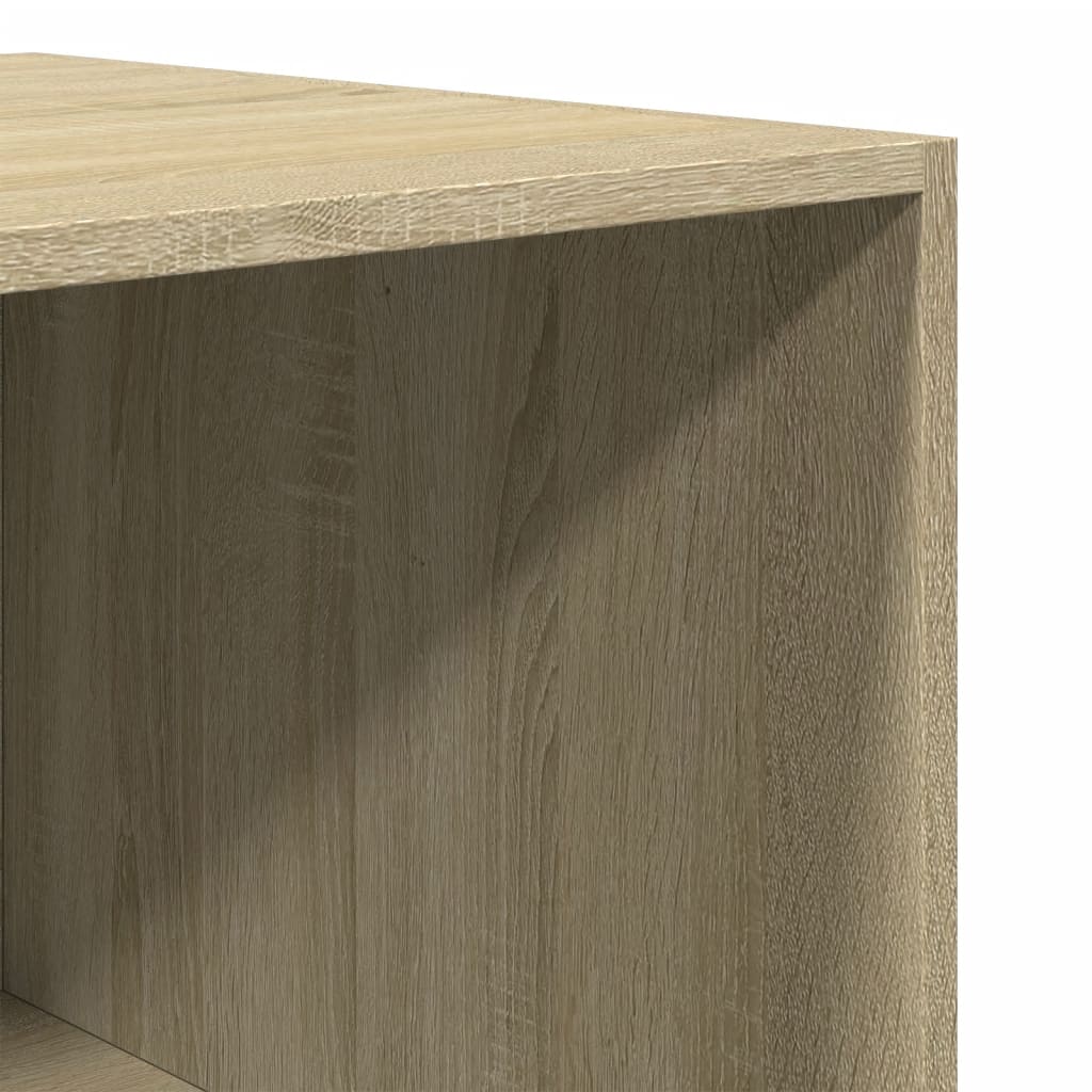 Kledingkast 80x50x200 cm bewerkt hout sonoma eikenkleurig - AllerleiShop