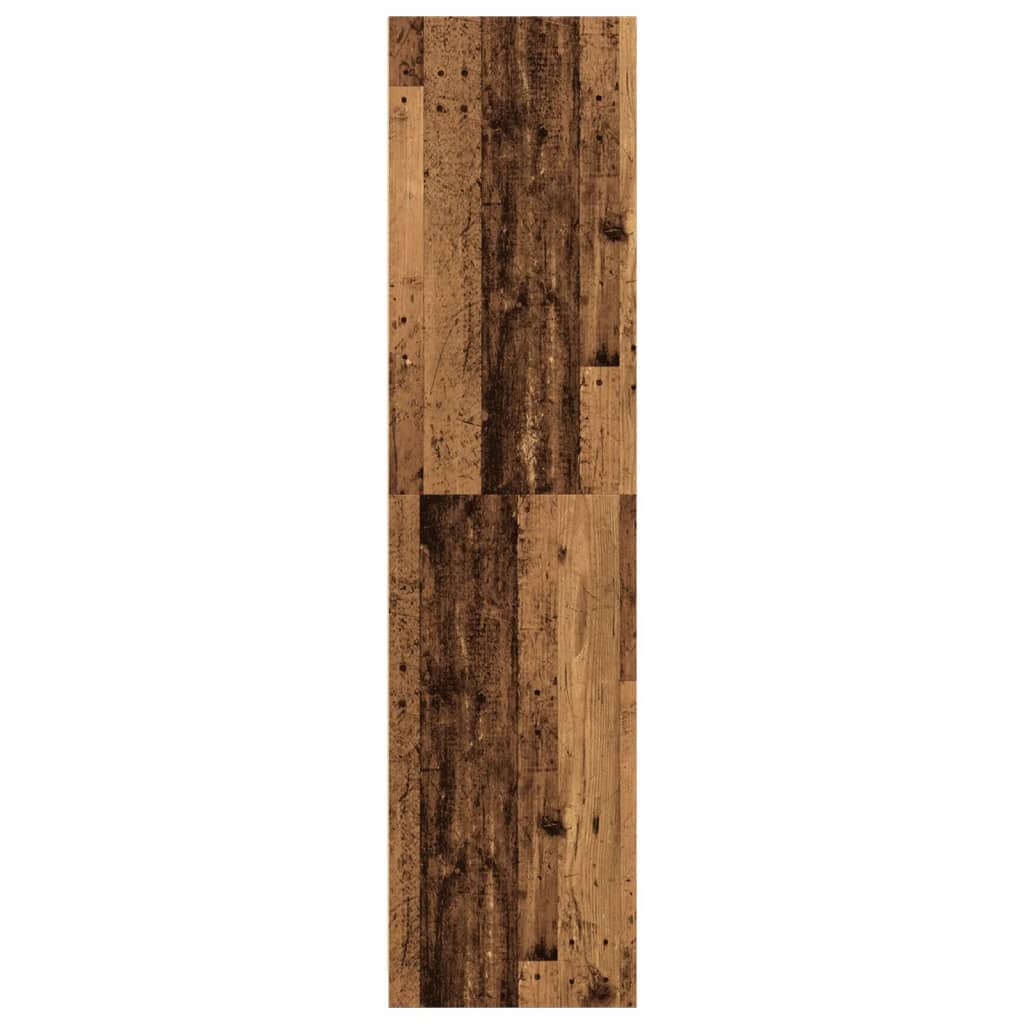 Kledingkast 80x50x200 cm bewerkt hout oud hout - AllerleiShop