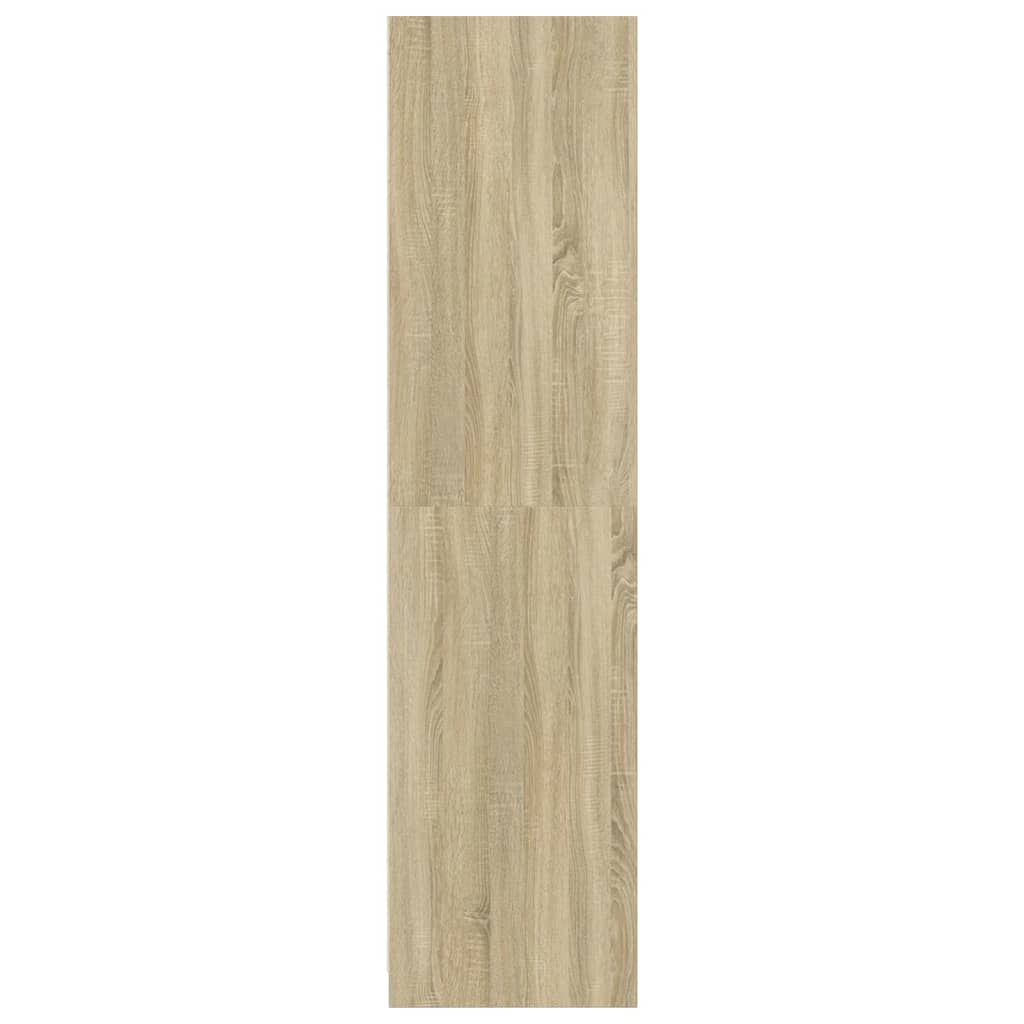 Kledingkast 100x50x200 cm bewerkt hout sonoma eikenkleurig - AllerleiShop