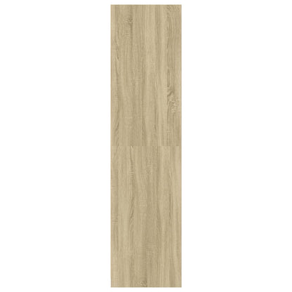 Kledingkast 30x50x200 cm bewerkt hout sonoma eikenkleurig - AllerleiShop