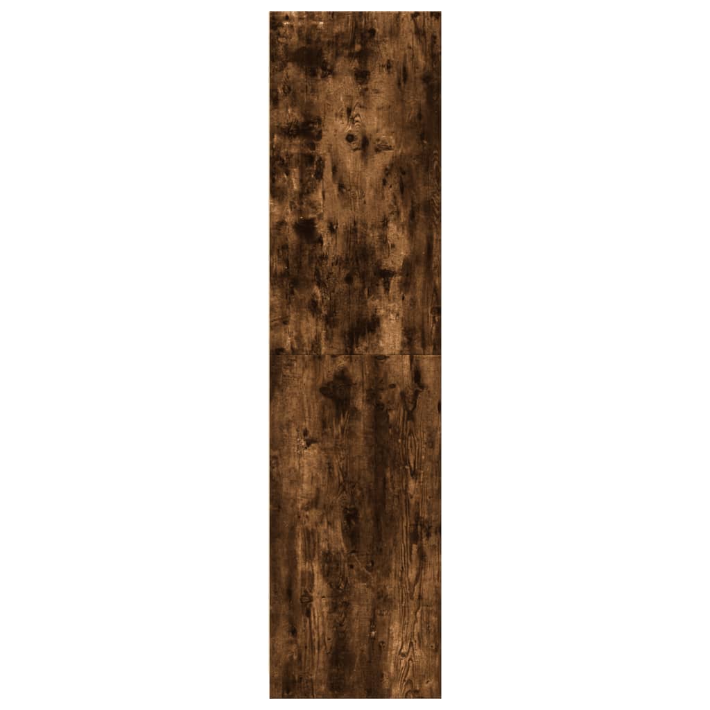 Kledingkast 30x50x200 cm bewerkt hout gerookt eikenkleurig - AllerleiShop