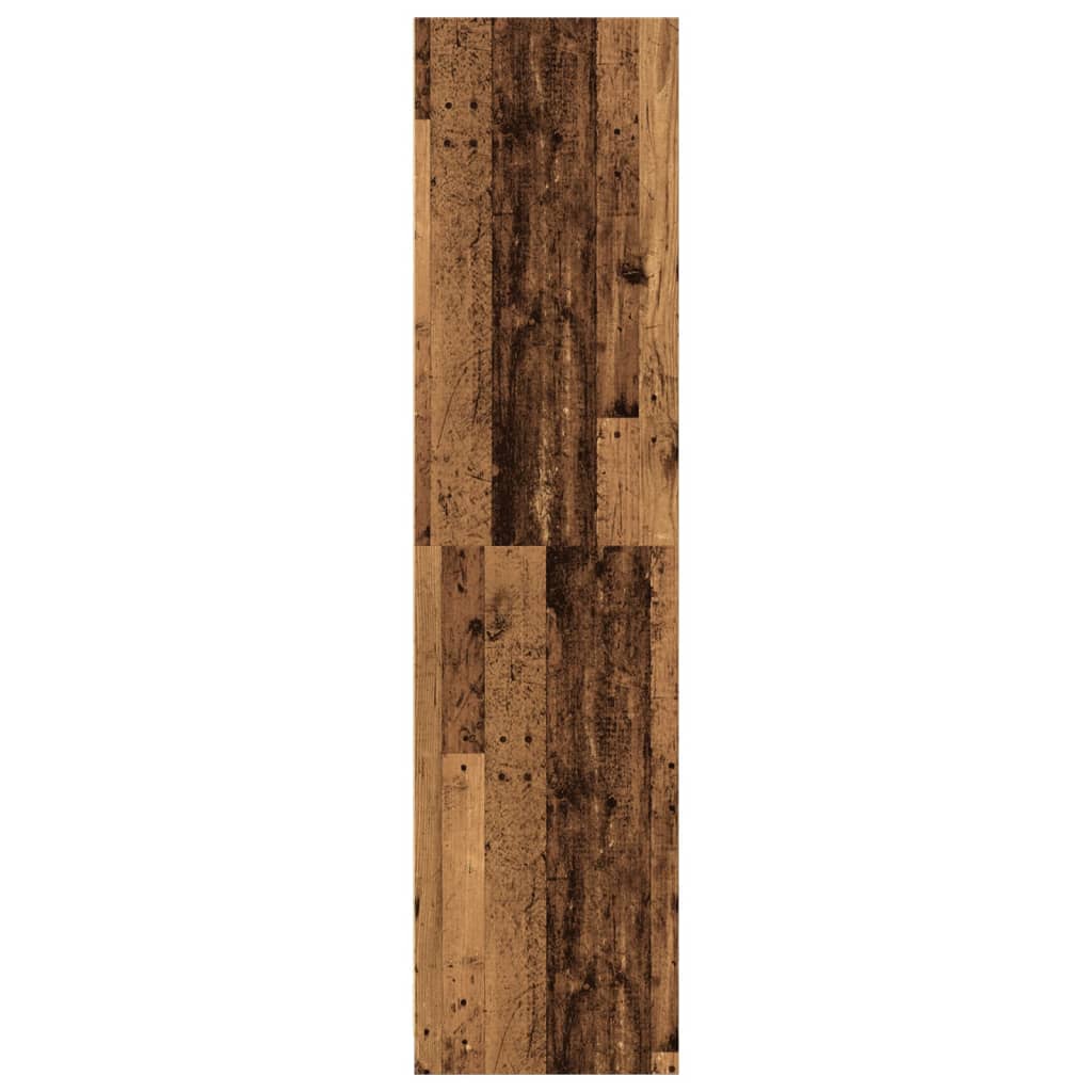 Kledingkast 30x50x200 cm bewerkt hout oud hout - AllerleiShop