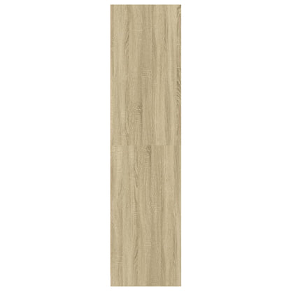 Kledingkast 50x50x200 cm bewerkt hout sonoma eikenkleurig - AllerleiShop