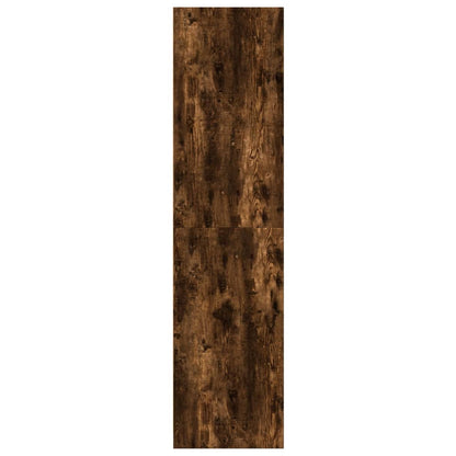 Kledingkast 50x50x200 cm bewerkt hout gerookt eikenkleurig - AllerleiShop