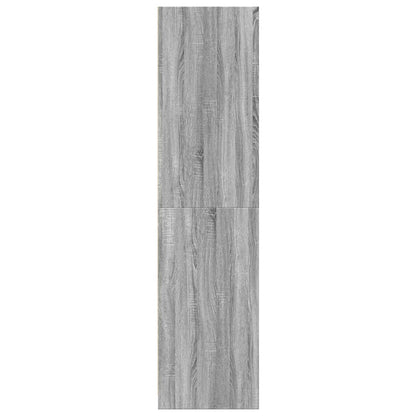 Kledingkast 50x50x200 cm bewerkt hout grijs sonoma - AllerleiShop