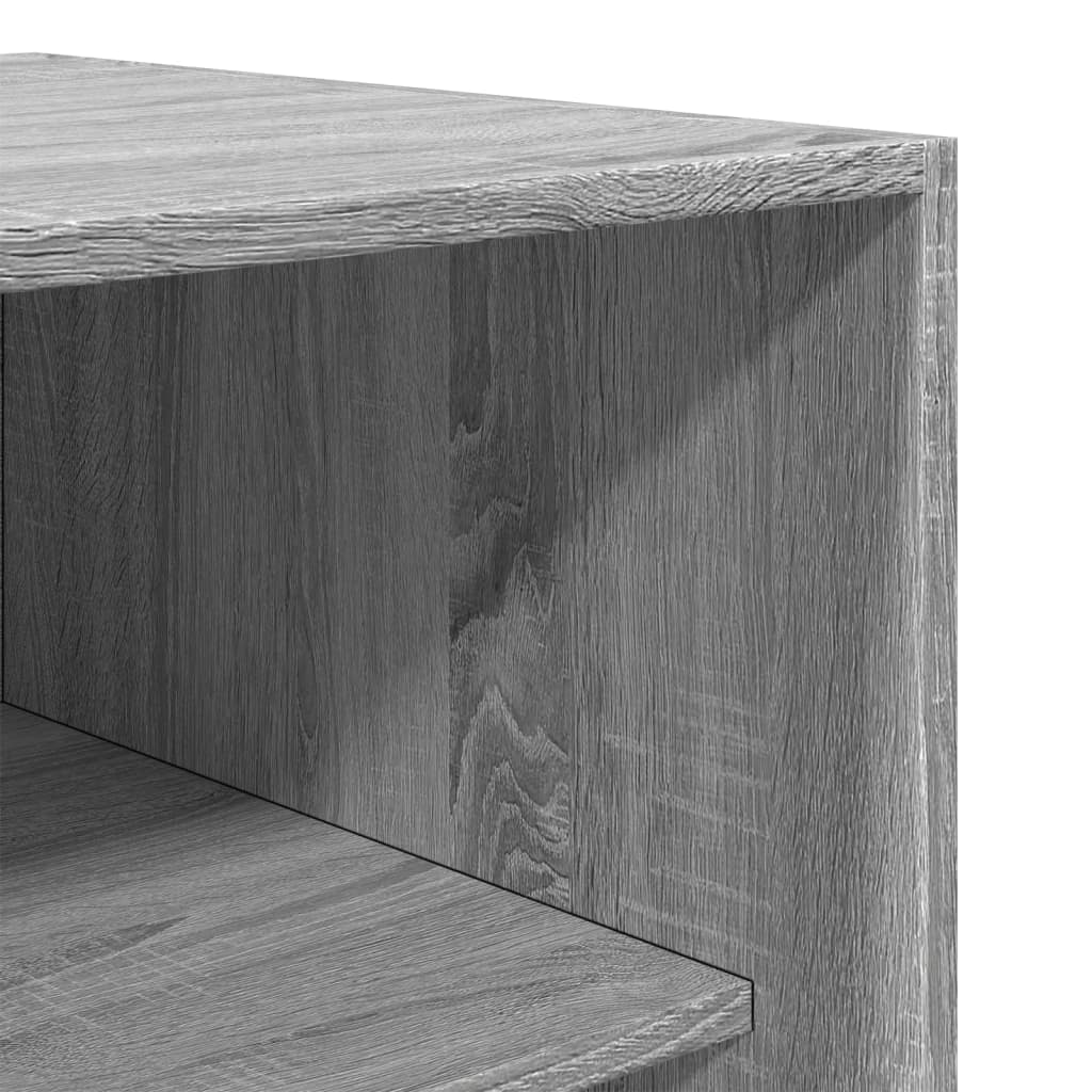 Kledingkast 50x50x200 cm bewerkt hout grijs sonoma - AllerleiShop