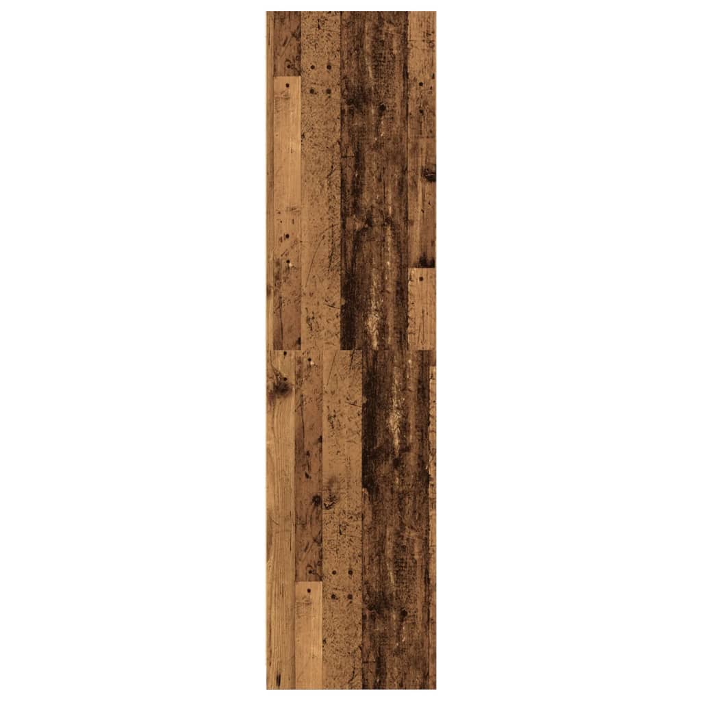 Kledingkast 50x50x200 cm bewerkt hout oud hout - AllerleiShop