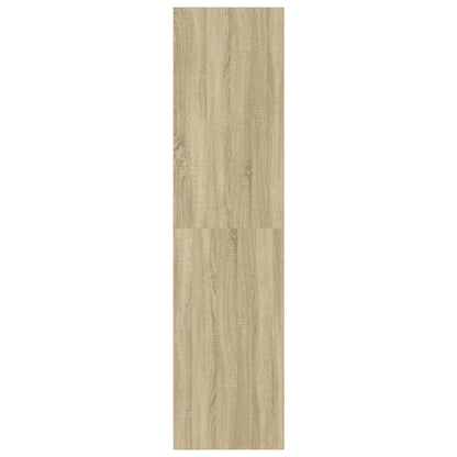 Kledingkast 80x50x200 cm bewerkt hout sonoma eikenkleurig - AllerleiShop