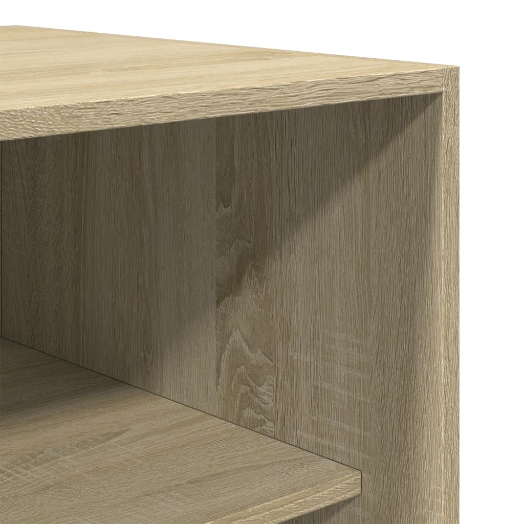 Kledingkast 80x50x200 cm bewerkt hout sonoma eikenkleurig - AllerleiShop