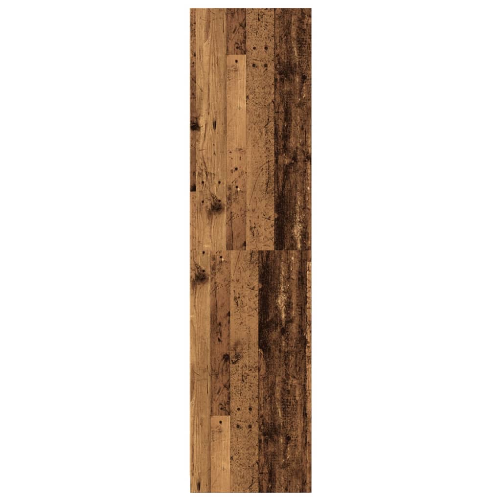 Kledingkast 80x50x200 cm bewerkt hout oud hout - AllerleiShop