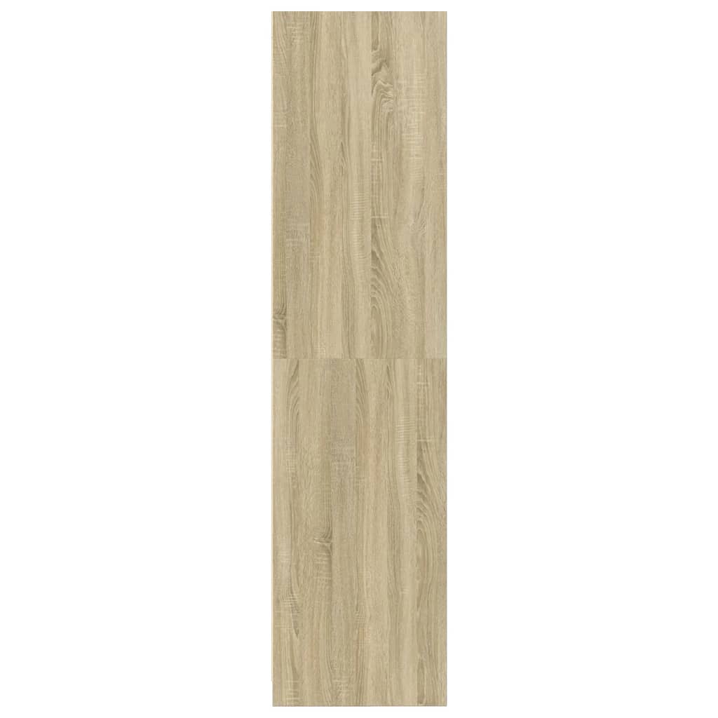 Kledingkast 100x50x200 cm bewerkt hout sonoma eikenkleurig - AllerleiShop