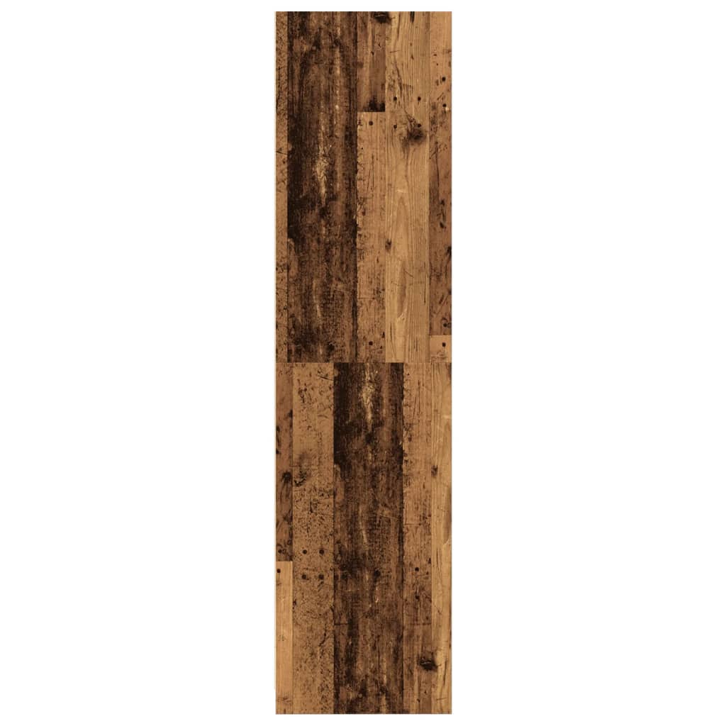 Kledingkast 100x50x200 cm bewerkt hout oud hout - AllerleiShop