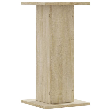 Plantenstandaards 2 st 30x30x60 cm bewerkt hout sonoma eiken - AllerleiShop