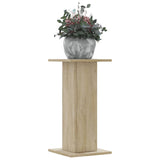 Plantenstandaards 2 st 30x30x60 cm bewerkt hout sonoma eiken - AllerleiShop