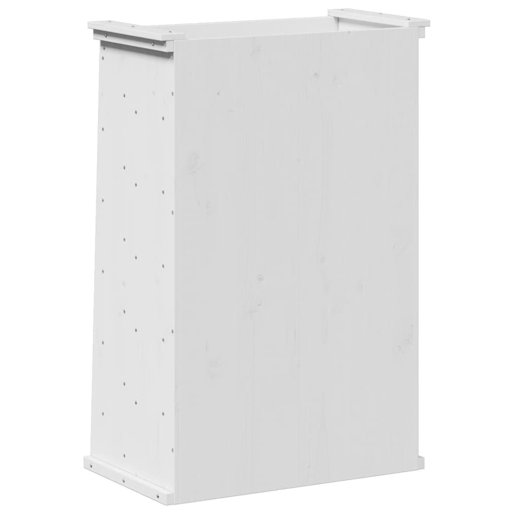 Kruidenbak 6-laags 69x40x101,5 cm massief grenenhout wit - AllerleiShop