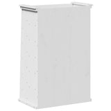 Kruidenbak 6-laags 69x40x101,5 cm massief grenenhout wit - AllerleiShop