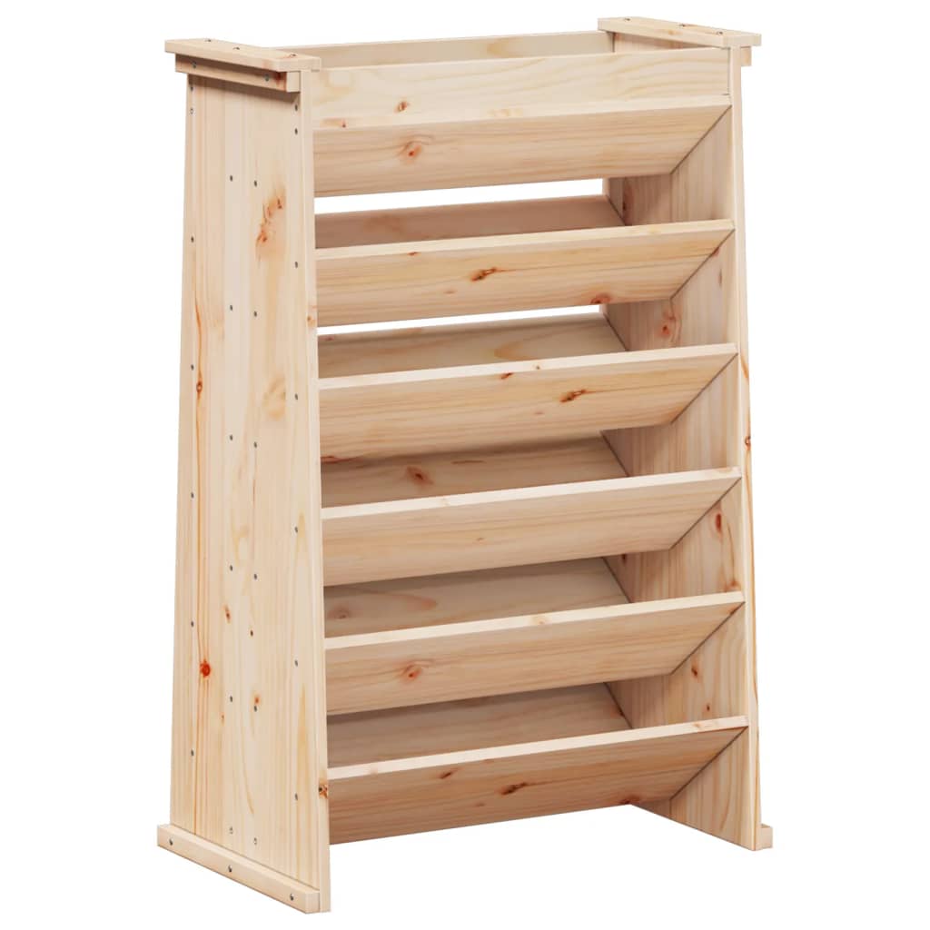 Kruidenbak 6-laags 69x40x101,5 cm massief grenenhout - AllerleiShop