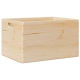 Houten kist met handvatten 40x30x23 cm massief grenenhout - AllerleiShop