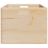 Houten kist met handvatten 40x30x23 cm massief grenenhout - AllerleiShop