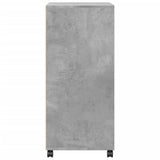 Rolkast 55x40x91 cm bewerkt hout betongrijs - AllerleiShop