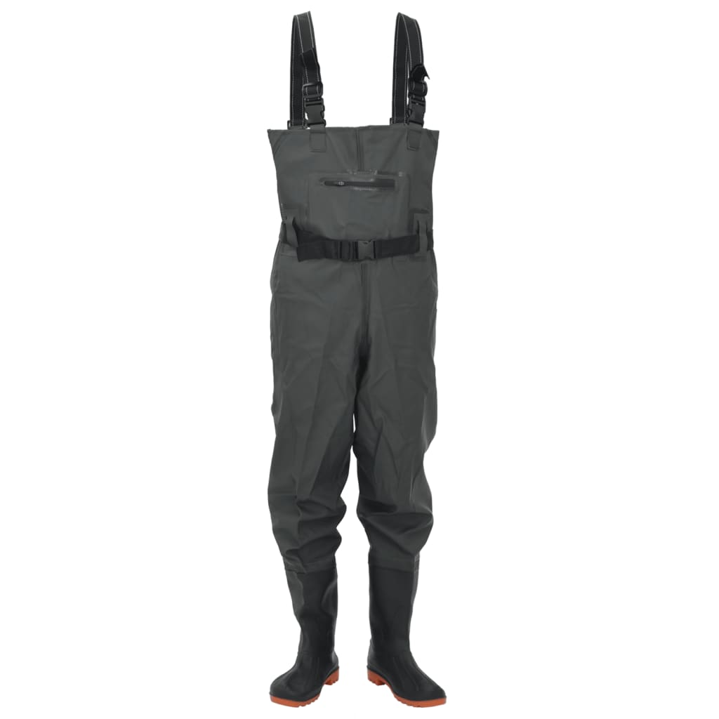 Waadpak met laarzen en riem maat 40 donkergroen - AllerleiShop