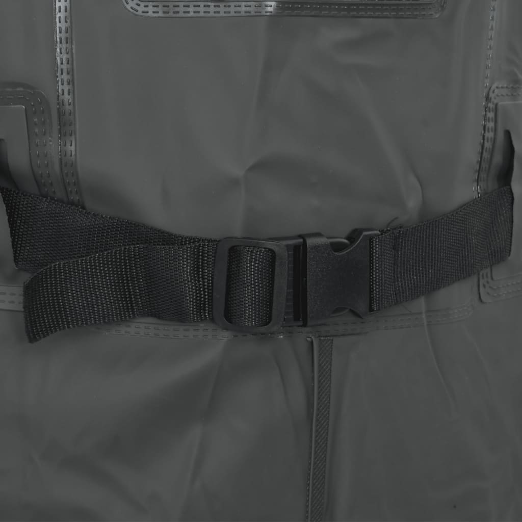 Waadpak met laarzen en riem maat 40 donkergroen - AllerleiShop
