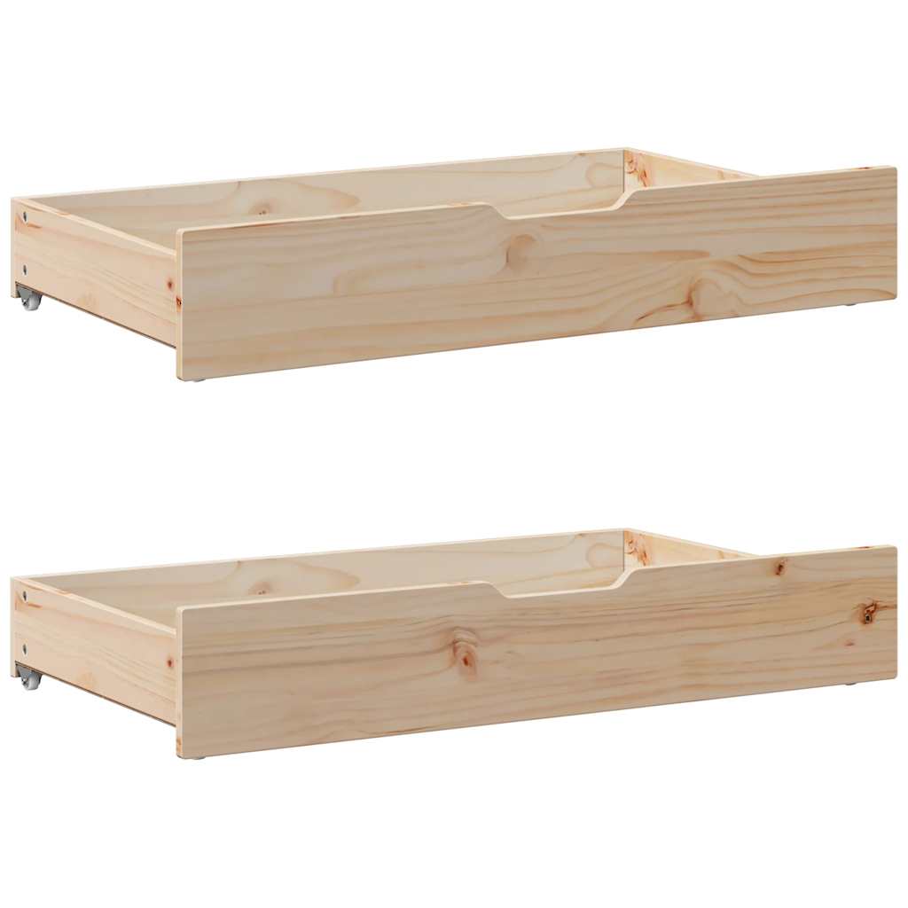 Bedframe zonder matras massief grenenhout 180x200 cm