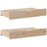 Bedframe zonder matras massief grenenhout 180x200 cm