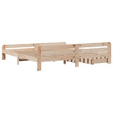 Bedframe zonder matras massief grenenhout 180x200 cm