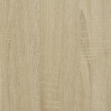 Sokkel met opbergruimte 31x30x90 cm bewerkt hout sonoma eiken - AllerleiShop