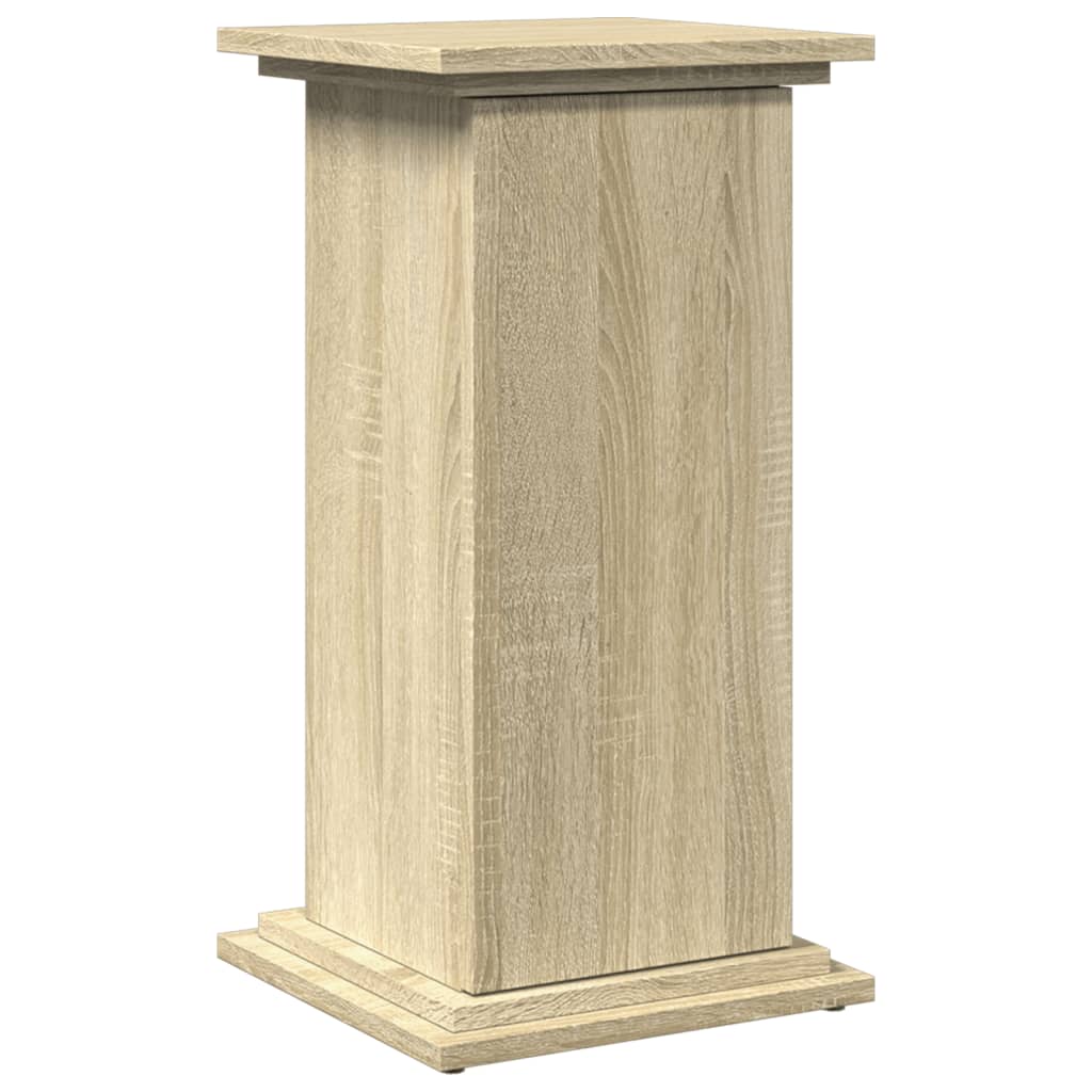 Sokkel met opbergruimte 31x30x60 cm bewerkt hout sonoma eiken - AllerleiShop