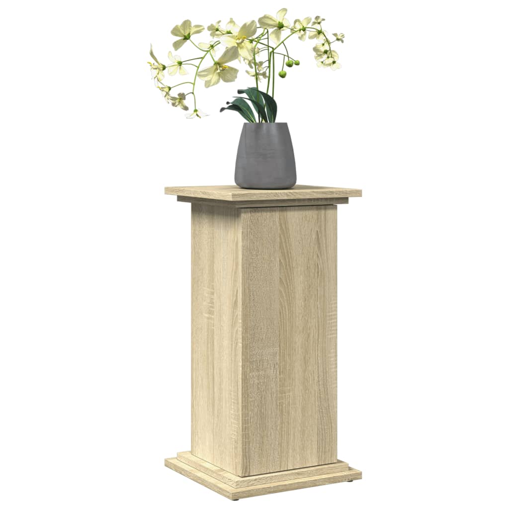 Sokkel met opbergruimte 31x30x60 cm bewerkt hout sonoma eiken - AllerleiShop