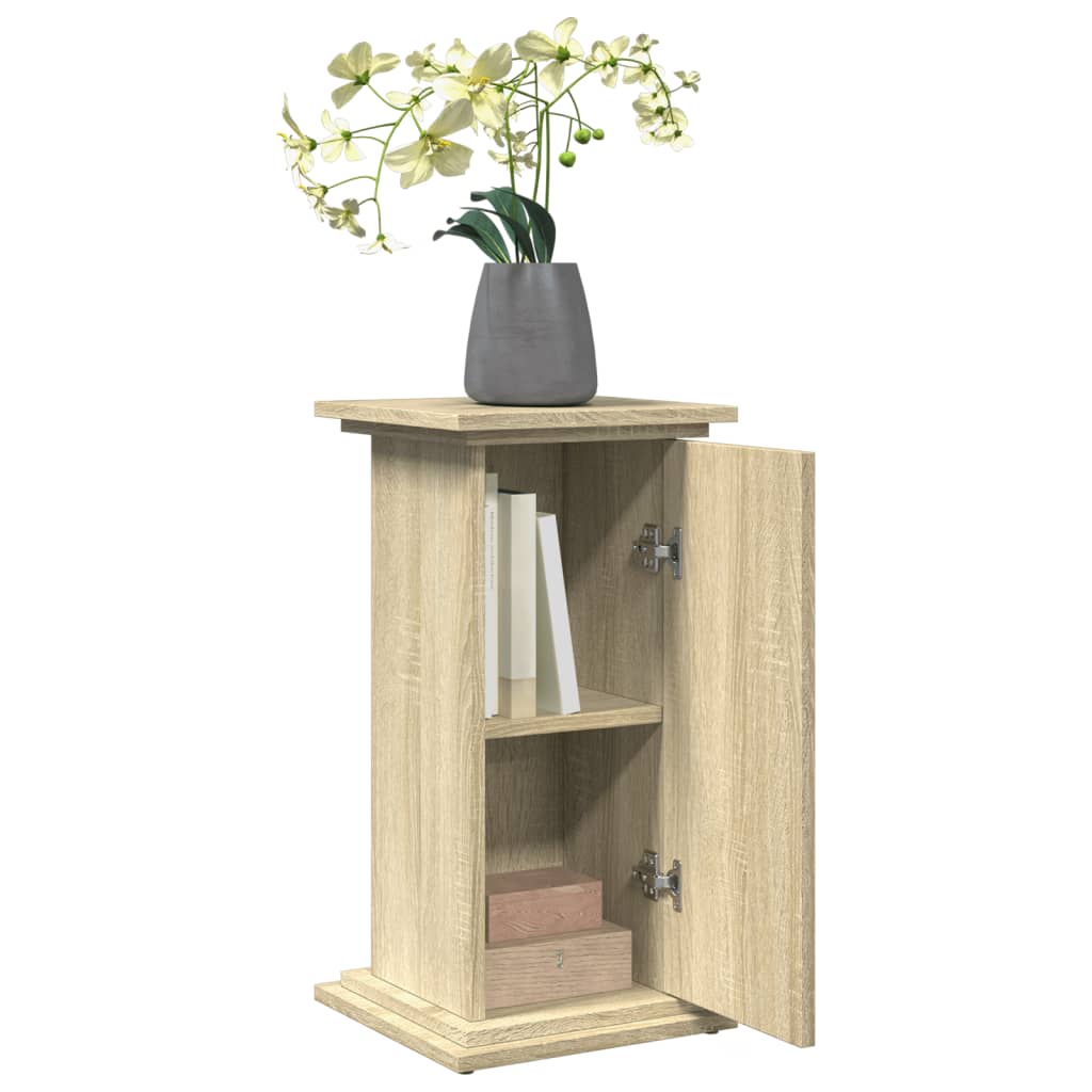 Sokkel met opbergruimte 31x30x60 cm bewerkt hout sonoma eiken - AllerleiShop