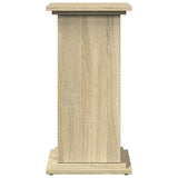 Sokkel met opbergruimte 31x30x60 cm bewerkt hout sonoma eiken - AllerleiShop