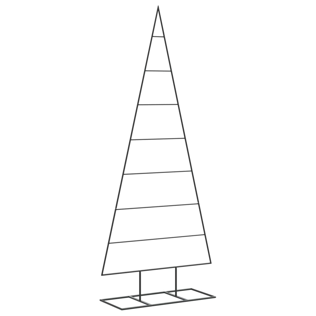 Kerstdecoratie kerstboom 150 cm metaal zwart - AllerleiShop